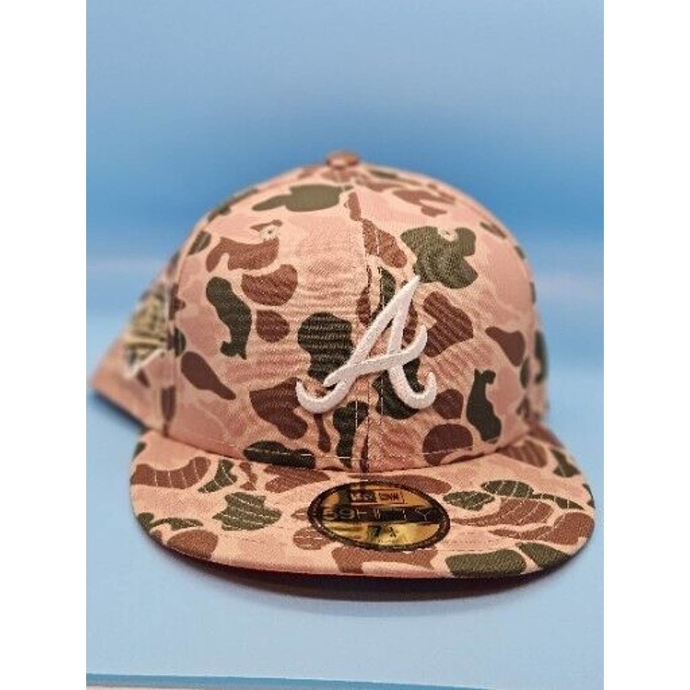 Atlanta Braves New Era MLB Duck Camo 1995 World Series 59fifty Fitted Hat 7 1/4